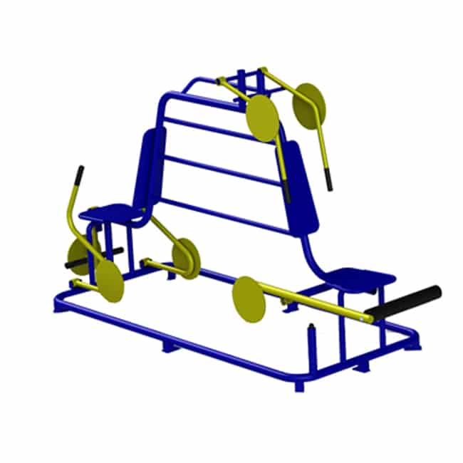 Multi-Estação 6 em 1 com Espaldar - Flex Equipment