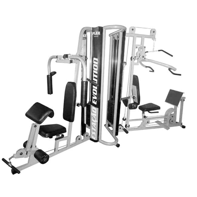 Multi Estação de Musculação com Leg Press 90Kg - Macsport 50 Cód MS35 -  8470 - TF Store