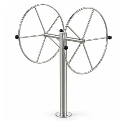 Roda Vertical Dupla INOX – Ar Livre INOX