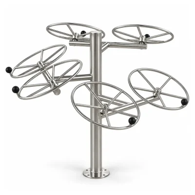 Roda Diagonal Tripla INOX – Ar Livre INOX