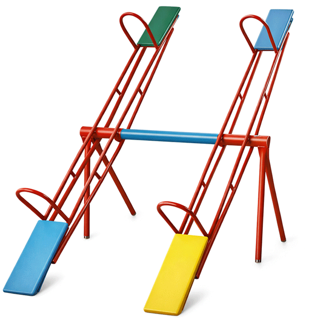 Gangorra de ferro Dupla 4 Lugares – FE14 - Flex