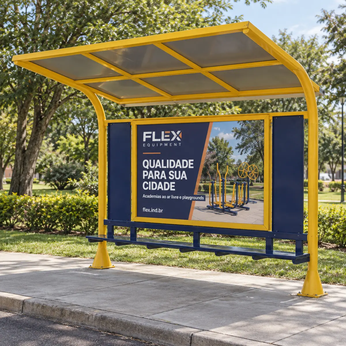 Ab10 – Abrigo de ônibus - Flex Equipment