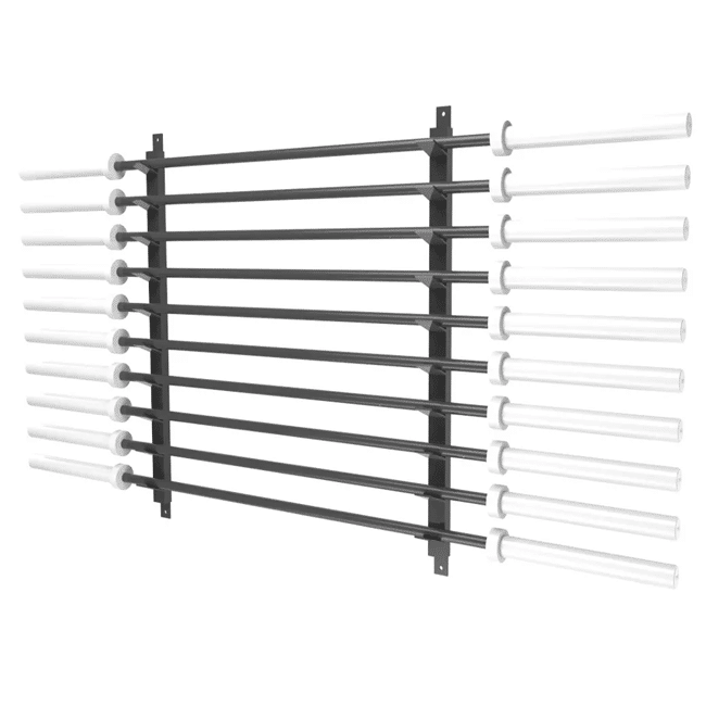 Suporte Para Barras Olimpicas Horizontal de Parede - Flex Equipment