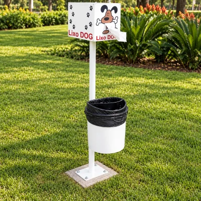 Lixeira Lixo Dog – Mobiliário Urbano