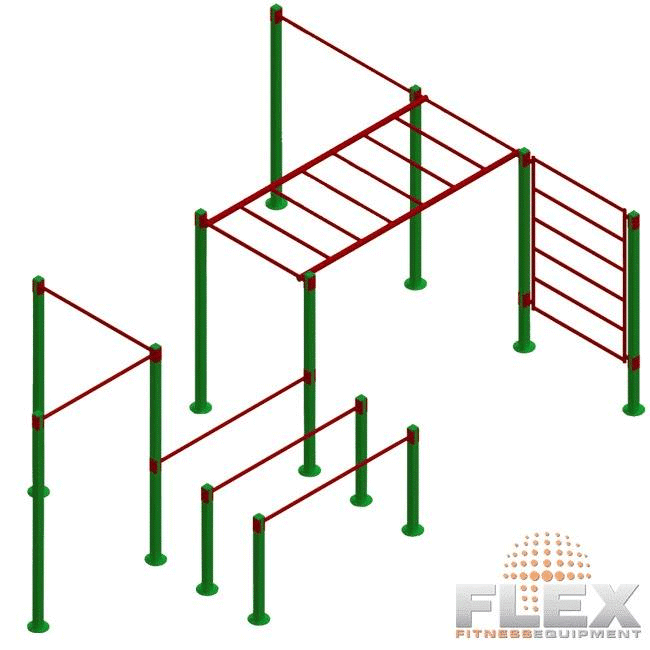 Flex Equipment - Multi-Estação INOX MDX-ABS