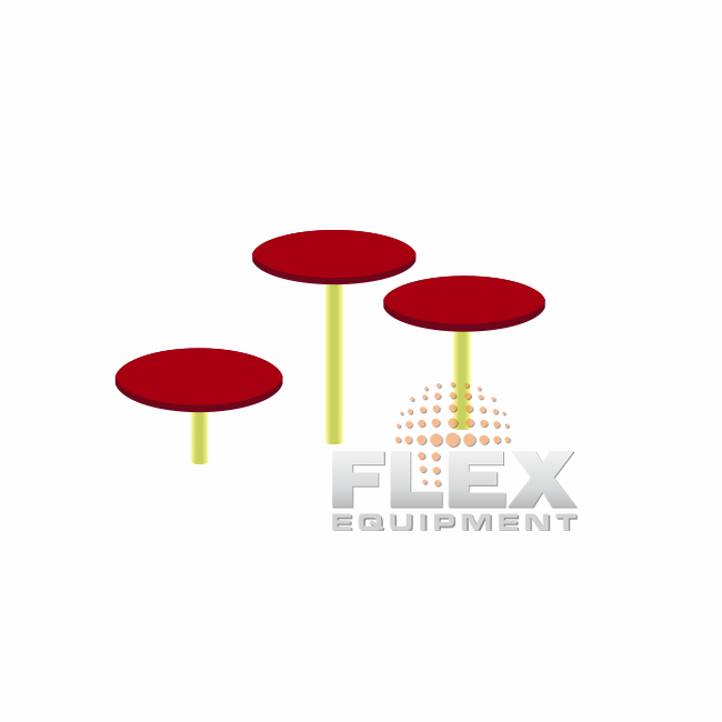 Circuito de discos 3 alturas – PET PLACE - Flex Equipment