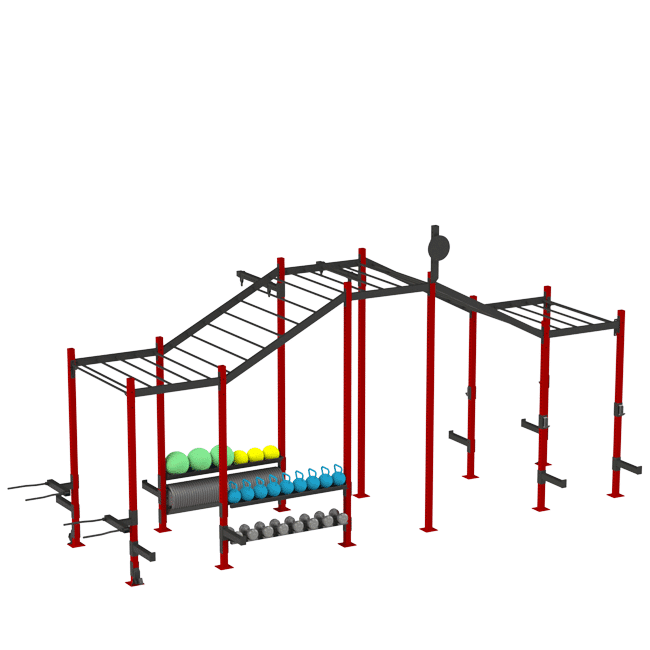 MULTI-ESTAÇÃO CALISTENIA GAIOLA RIG - Flex Equipment