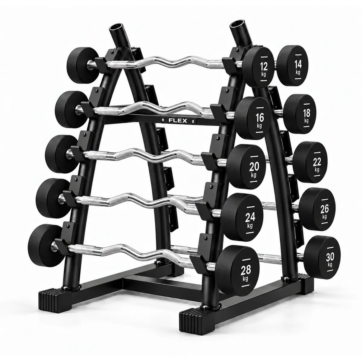 estante-flex-barras-w-cromadas-1200x1200 Suporte para barras montadas – Acessórios Fitness - vista 3