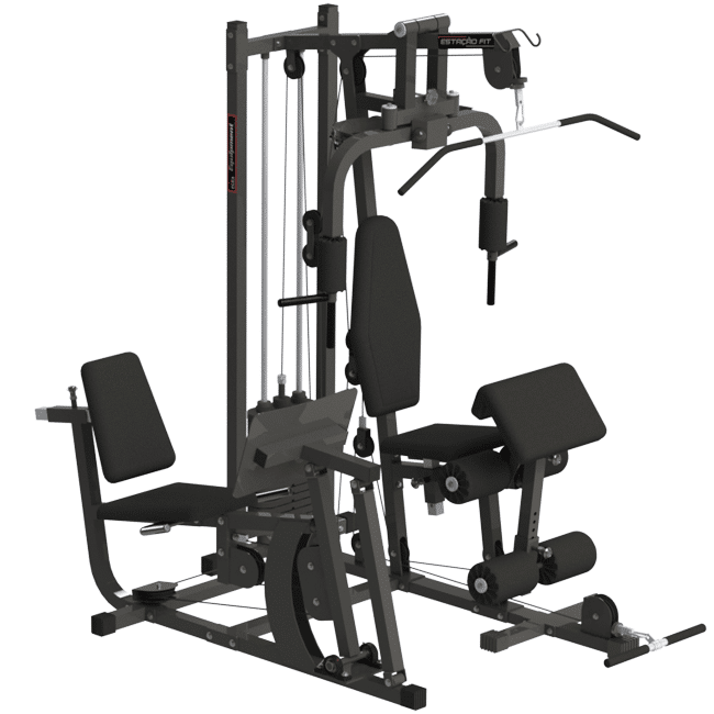 03 – MULTI ESTAÇÃO FIT PLUS COM LEG PRESS - Flex Equipment