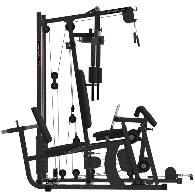 Multi Estação de Musculação com Leg Press 90Kg - Macsport 50 Cód MS35 -  8470 - TF Store