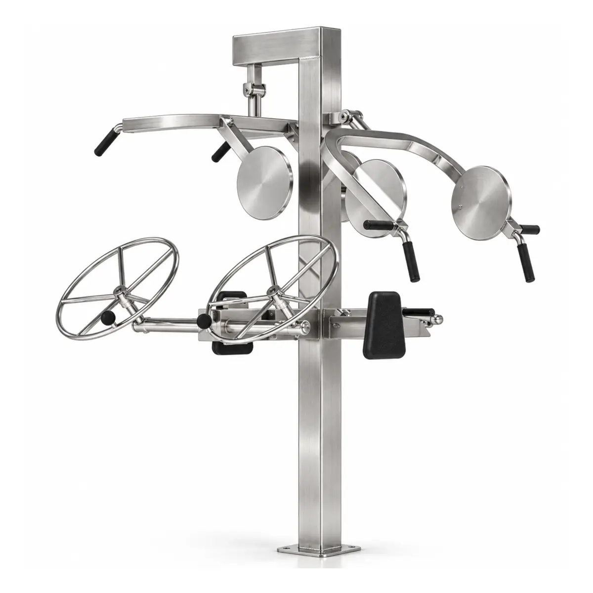 MULTI-ESTAÇÃO PCD/PNE NECESSIDADES ESPECIAIS INOX ♿ - Flex Equipment