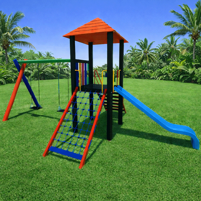 Casa do Tarzan com Balanço Duplo – CP18 - Flex