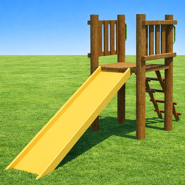 Casa com Escorregador Simples - Flex