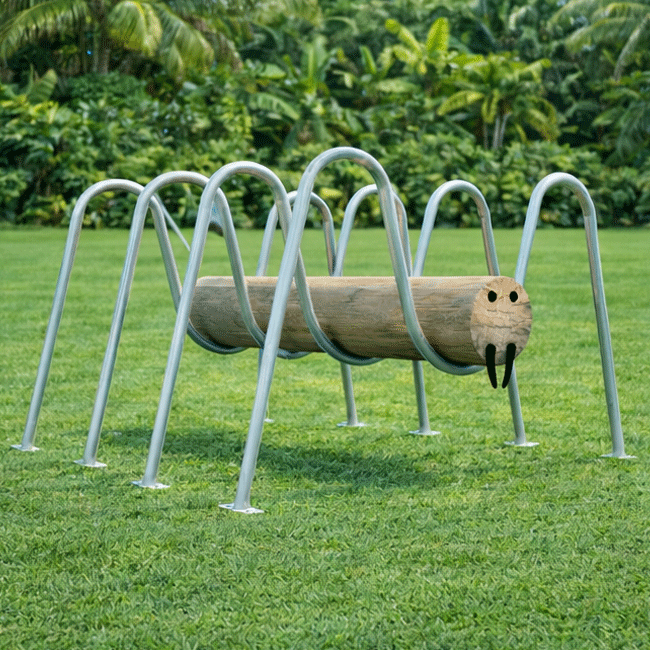 ANIMAL ARANHA EM MADEIRA FIXO - Flex