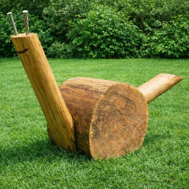 ANIMAL CARAMUJO EM MADEIRA FIXO - Flex