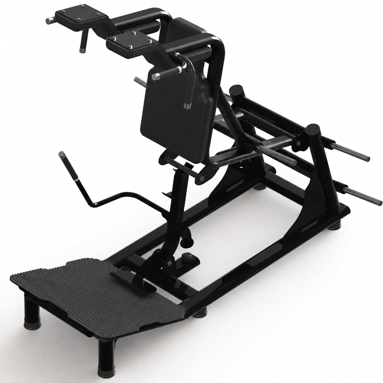 Hack Squat Articulado Plataforma Emborrachada - Flex Equipment