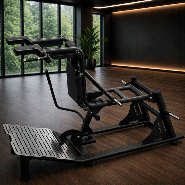 Hack Squat Articulado Plataforma Inox - Flex