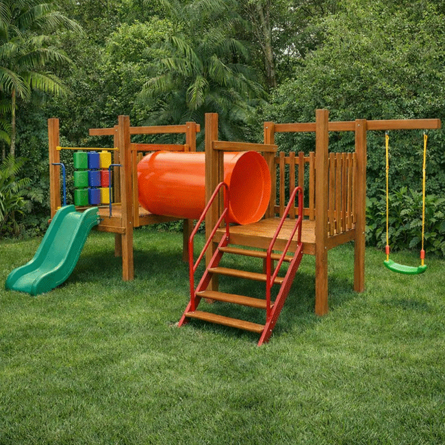 Playground infantil com tunel – ME25 - Flex