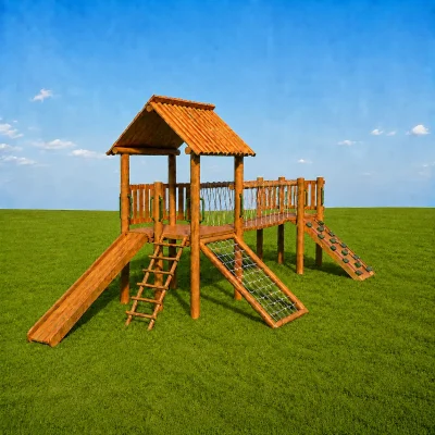 Casa Tanker (1 Telhado) sem Balanço – Me29 – Playground Infantil
