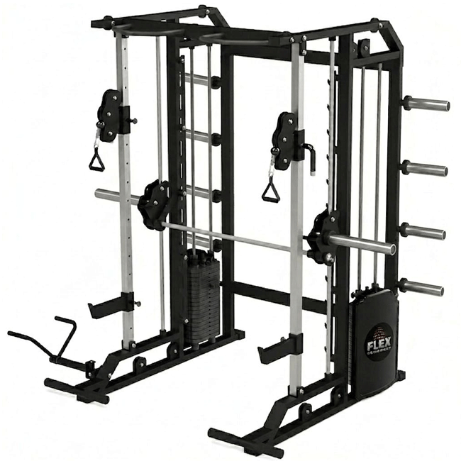 Wire Cross Smith Rack Olímpico - Flex
