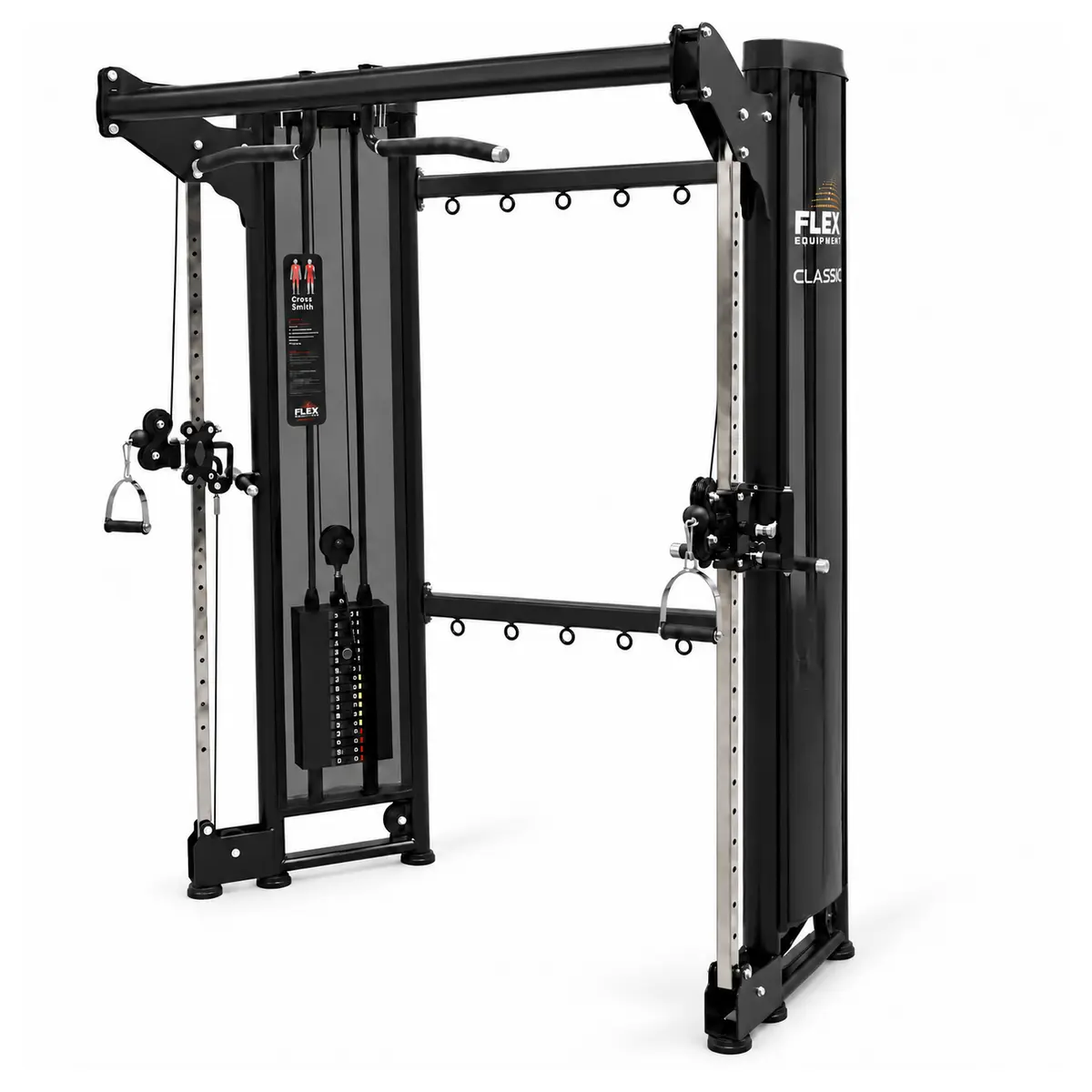 Cross Over Angular Com Suporte Para Barras e Puxadores - Flex Equipment