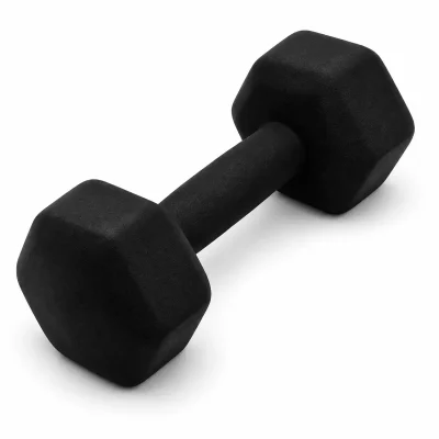 Halteres Sextavados Todo Emborrachado TX - Acessórios Fitness