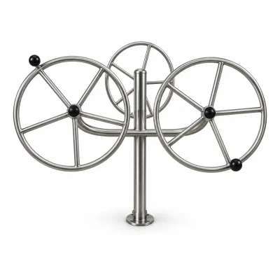 Roda Vertical com Duplo Diagonal INOX – Ar Livre INOX